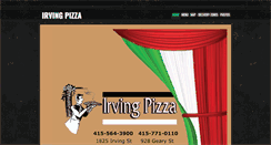 Desktop Screenshot of irvingpizza.com